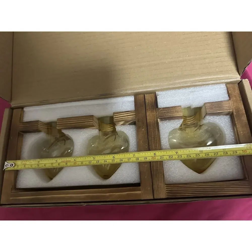 Heart-Shaped Glass Terrarium Propagation Station for Hydroponics Home Decor